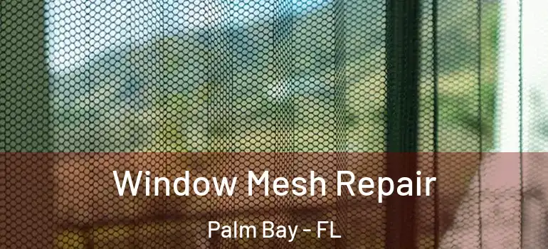  Window Mesh Repair Palm Bay - FL